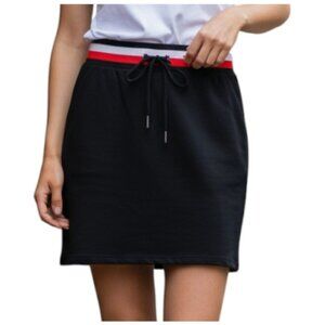 TOMMY HILFIGER Navy Blue Pull On Skirt - Size Petite Small